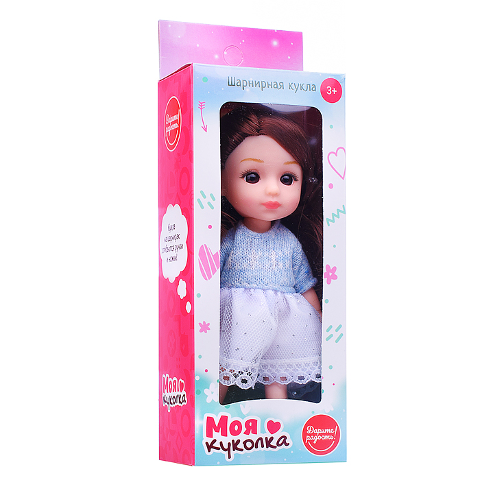 Кукла шарнирная UT0149-1 "Моя куколка" "Эльза" в коробке