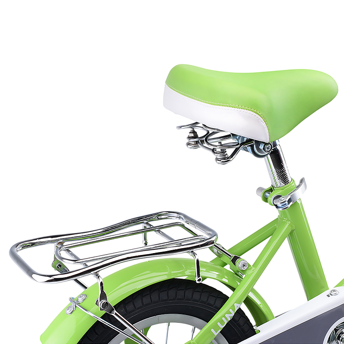 Фото к товару Велосипед 12" Rocket Luna, цвет зеленый Велосипед 12" Rocket Luna, цвет зеленый