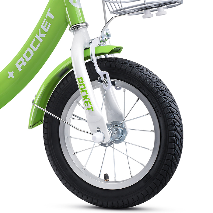 Фото к товару Велосипед 12" Rocket Luna, цвет зеленый Велосипед 12" Rocket Luna, цвет зеленый
