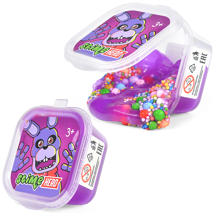 Слайм "Hero" Роботы Заяц фиолетовый Слайм "Hero" Роботы Заяц фиолетовый