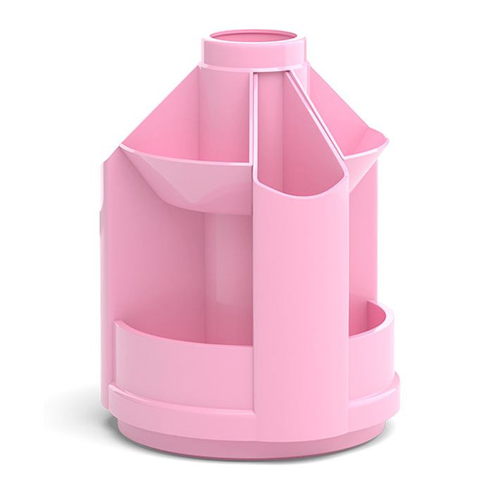 Подставка настольная пластиковая вращающаяся Mini Desk, Pastel, розовый