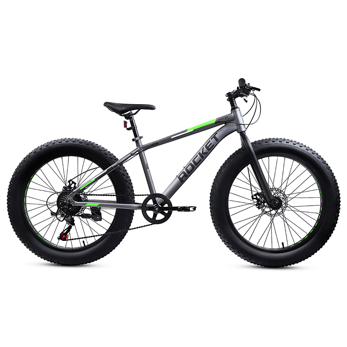 Велосипед 24" Rocket Fat 24, цвет серый, размер 15"