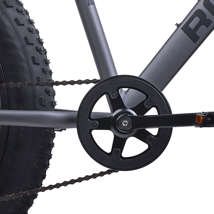 Фото к товару Велосипед 24" Rocket Fat 24, цвет серый, размер 15" Велосипед 24" Rocket Fat 24, цвет серый, размер 15"