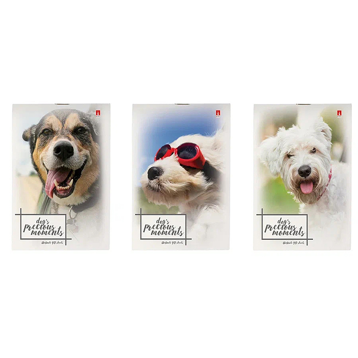 Блокнот А6 40 л. "Щеночки" 3 вида