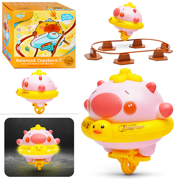 Зверюшка FG3301-1 "Капибара" на батарейках, в коробке