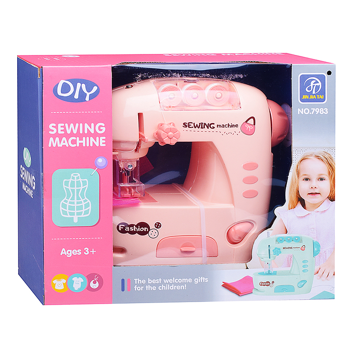 Фото к товару Швейная машинка 7983A "Маленькая швея-1" в коробке Швейная машинка 7983A "Маленькая швея-1" в коробке
