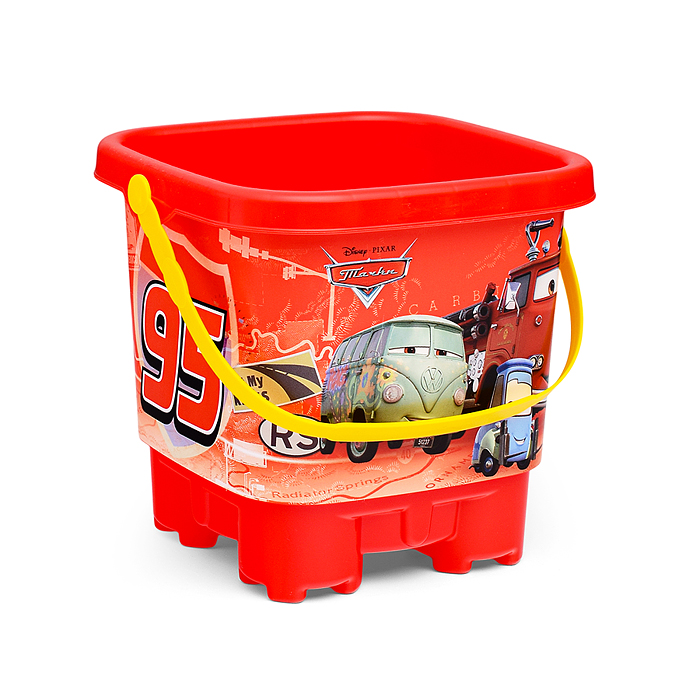 Фото к товару Ведро-замок большое с наклейкой Ведро-замок большое с наклейкой