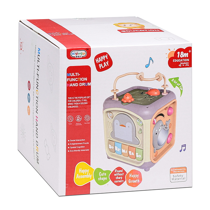 Кубик развивающий 368-54R "Пингвин" в коробке