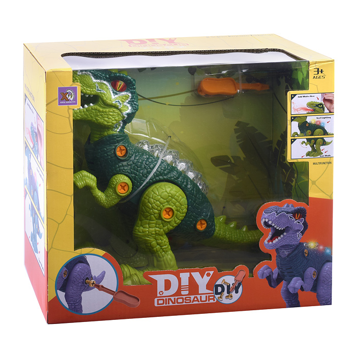 Фото к товару Конструктор 3303-1 "Свирепый динозавр" с отверткой, в коробке Конструктор 3303-1 "Свирепый динозавр" с отверткой, в коробке