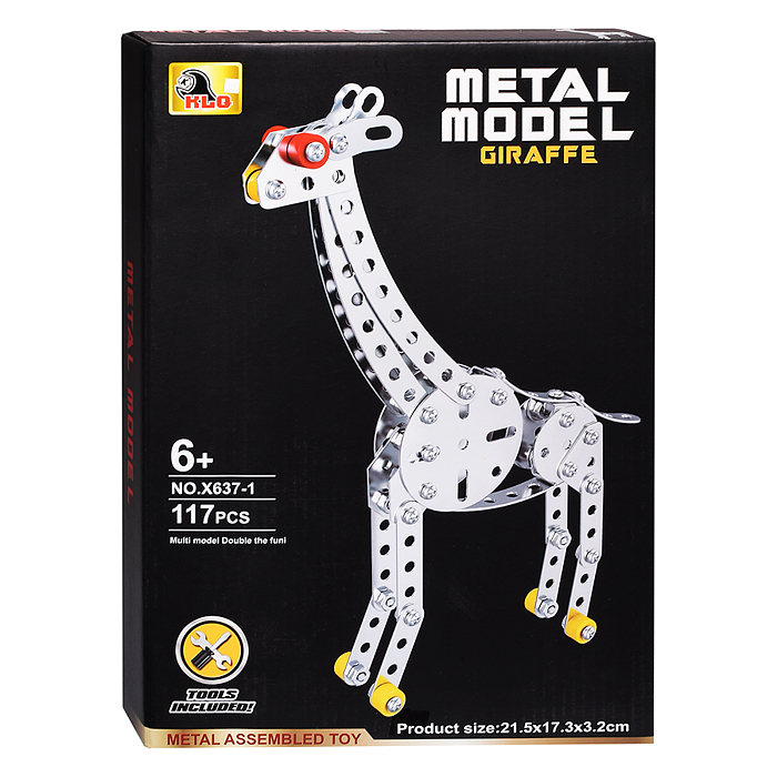 Конструктор X637-1 "Жираф" (117 дет.) в коробке Конструктор X637-1 "Жираф" (117 дет.) в коробке