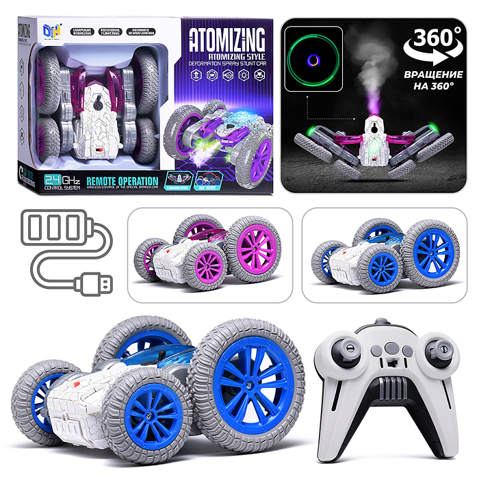 Машина DH666-79 "Монстр трюков" р/у, 27 MHz, в коробке Машина DH666-79 "Монстр трюков" р/у, 27 MHz, в коробке