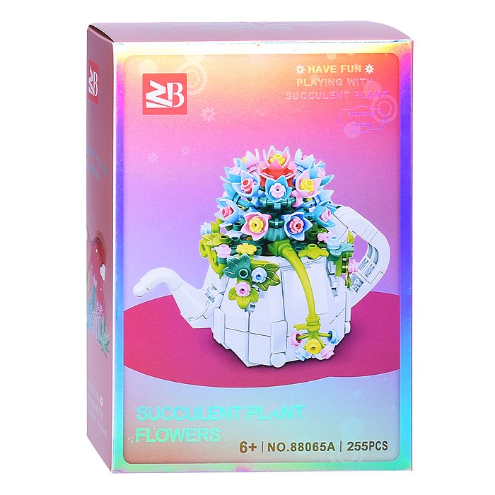 Конструктор 88065A "Горная роза в горшочке" 255 дет., в коробке