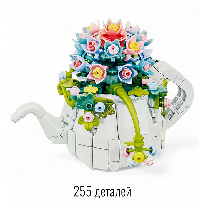 Фото к товару Конструктор 88065A "Горная роза в горшочке" 255 дет., в коробке Конструктор 88065A "Горная роза в горшочке" 255 дет., в коробке
