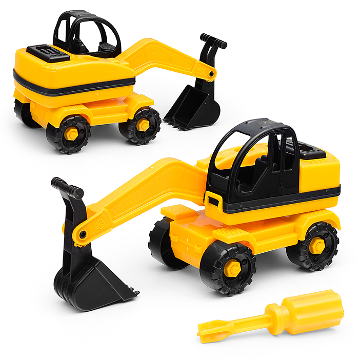 Игрушка пластмассовая "Конструктор-экскаватор" Игрушка пластмассовая "Конструктор-экскаватор"