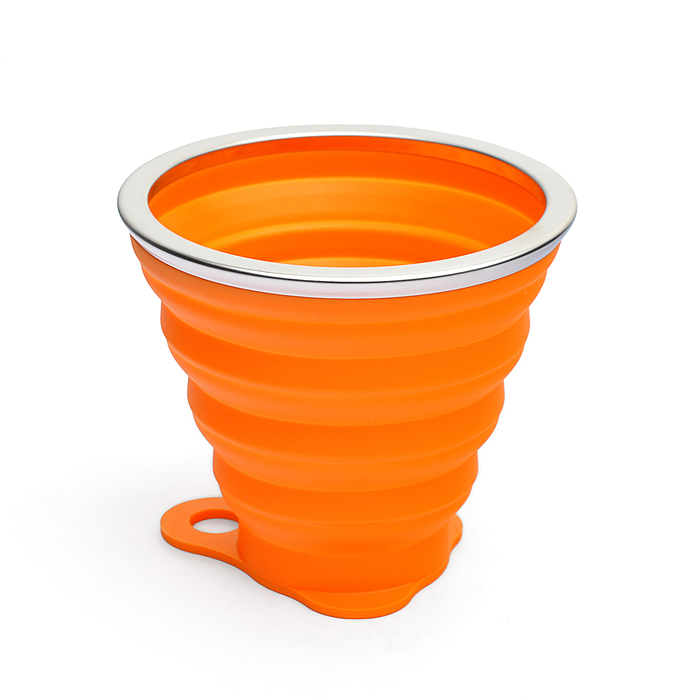 Стакан складной "Ultra thin" 270 мл, диаметр 10 см, высота 8,5 см, в сложенном виде 1,5 см,