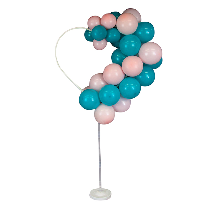 Фото к товару Стойка для шаров Сердце, на ножке, 0,7*1,5 м, Белый/Прозрачный, 1 шт. Стойка для шаров Сердце, на ножке, 0,7*1,5 м, Белый/Прозрачный, 1 шт.