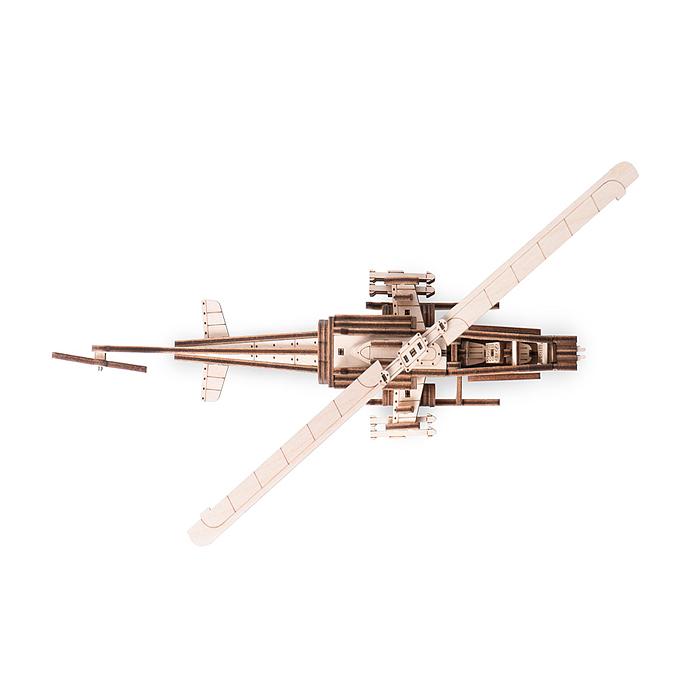 Фото к товару Модель Вертолёт "Стальной оскал" Модель Вертолёт "Стальной оскал"