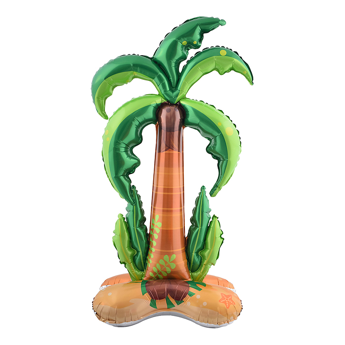 Шар 3D (59''/150 см) Фигура на подставке, Пальма, 1 шт. в уп.
