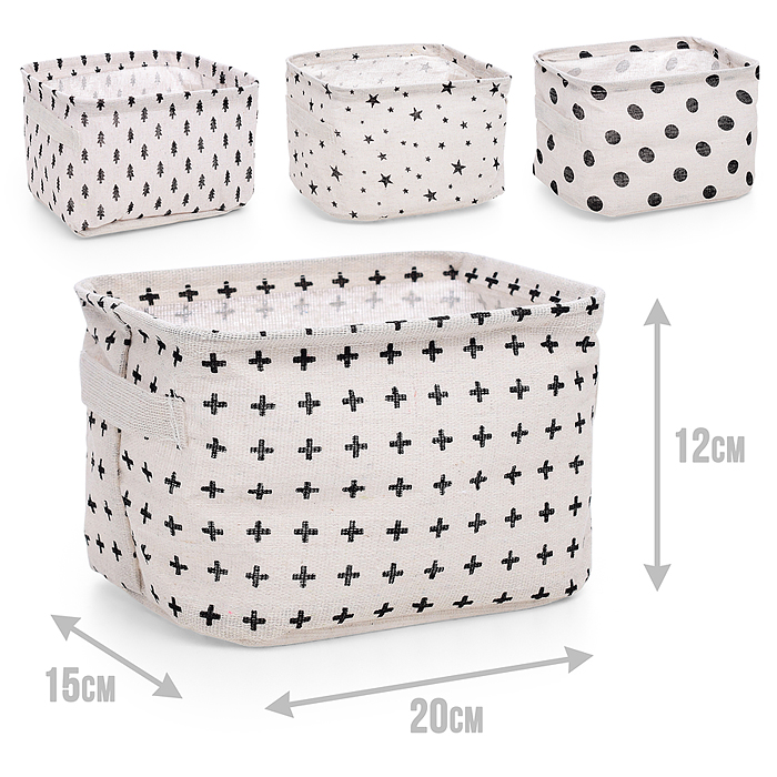 Корзина 00-6284 в ассортименте 20х14х16 см