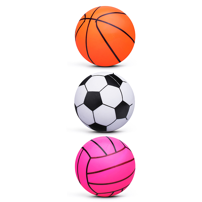 Мяч 00-5499 ПВХ (3 шт. х 7 см.) в сетке