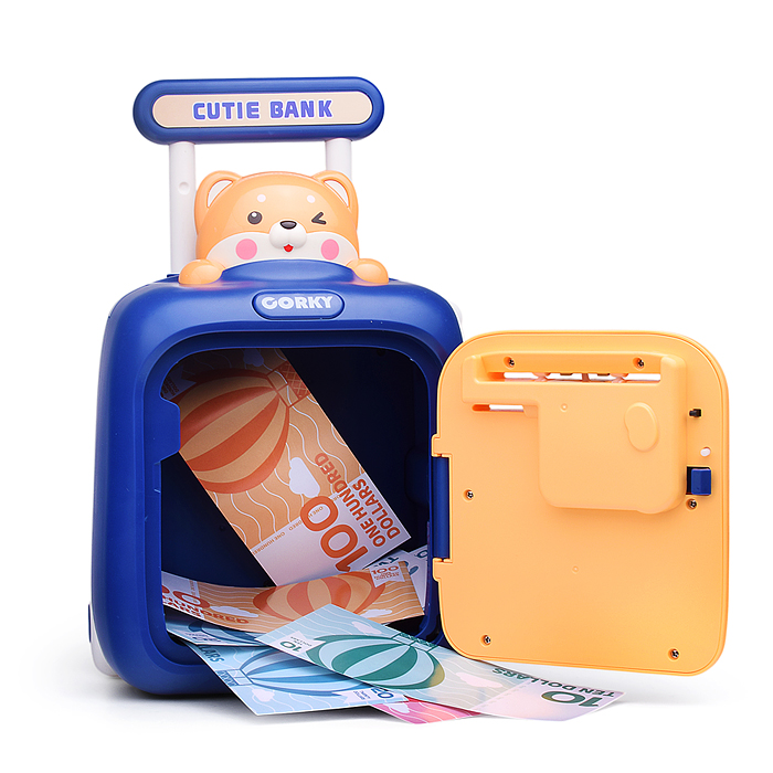 Фото к товару Копилка 33825 "Чемодан" с мишкой, в коробке Копилка 33825 "Чемодан" с мишкой, в коробке