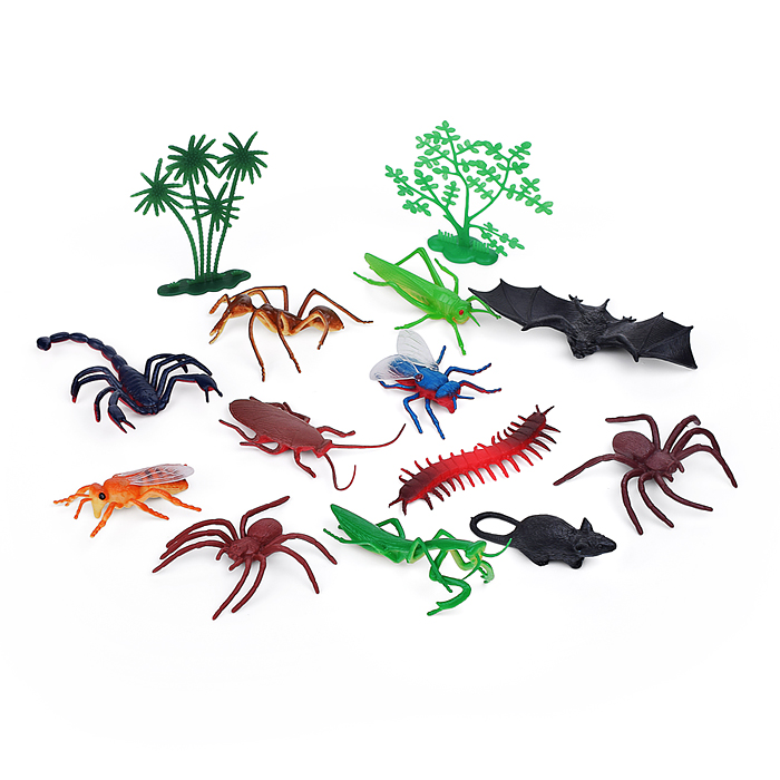 Пластизоль насекомые 12 шт. в пак. Рассказы о животных