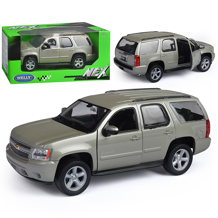 Машинка 1:24 Chevrolet Tahoe, золотой Машинка 1:24 Chevrolet Tahoe, золотой