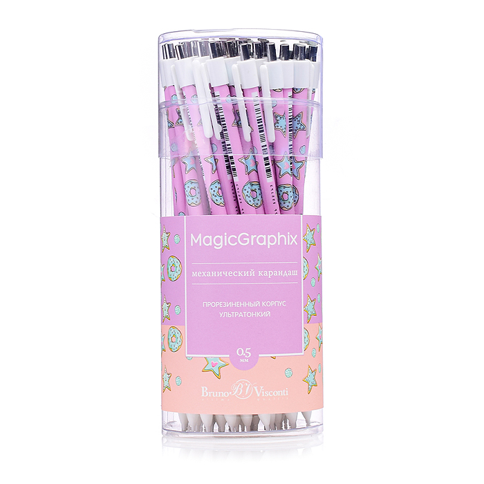 Фото к товару Карандаш механический "MagicGraphix. Сладкое настроение. Звездочки" 0.5мм Карандаш механический "MagicGraphix. Сладкое настроение. Звездочки" 0.5мм