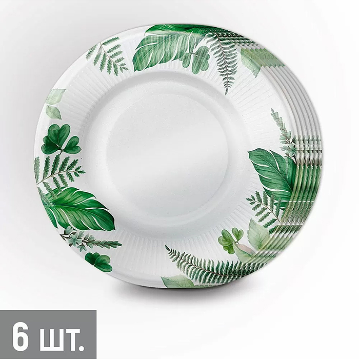 Набор тарелок (d=18 см) "Тропический шарм" Набор тарелок (d=18 см) "Тропический шарм"