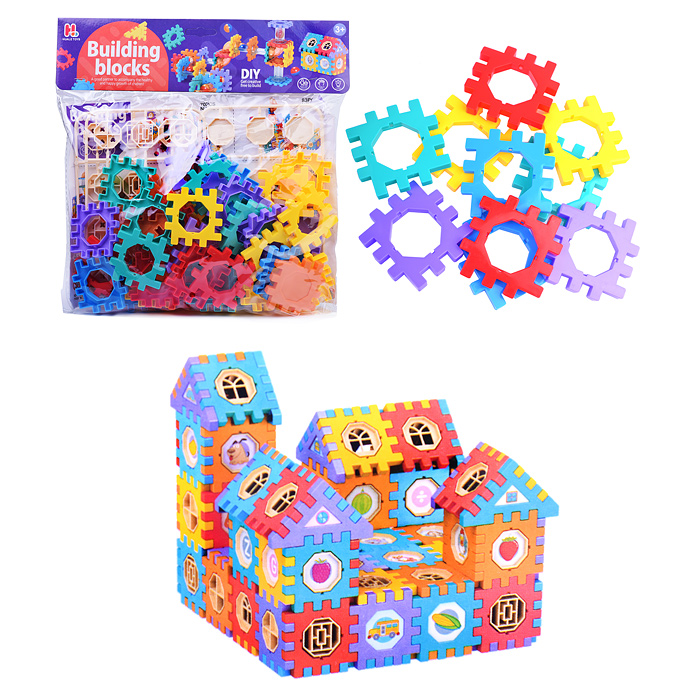 Конструктор HL-11 "Замок" (76 дет.) в коробке Конструктор HL-11 "Замок" (76 дет.) в коробке