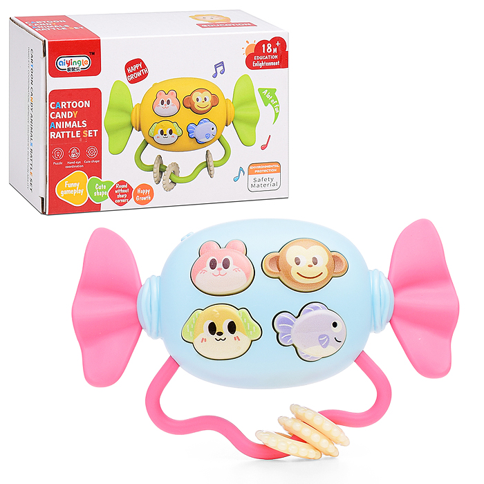 Фото к товару Игрушка развивающая 368-68 "Умная конфетка" в коробке Игрушка развивающая 368-68 "Умная конфетка" в коробке