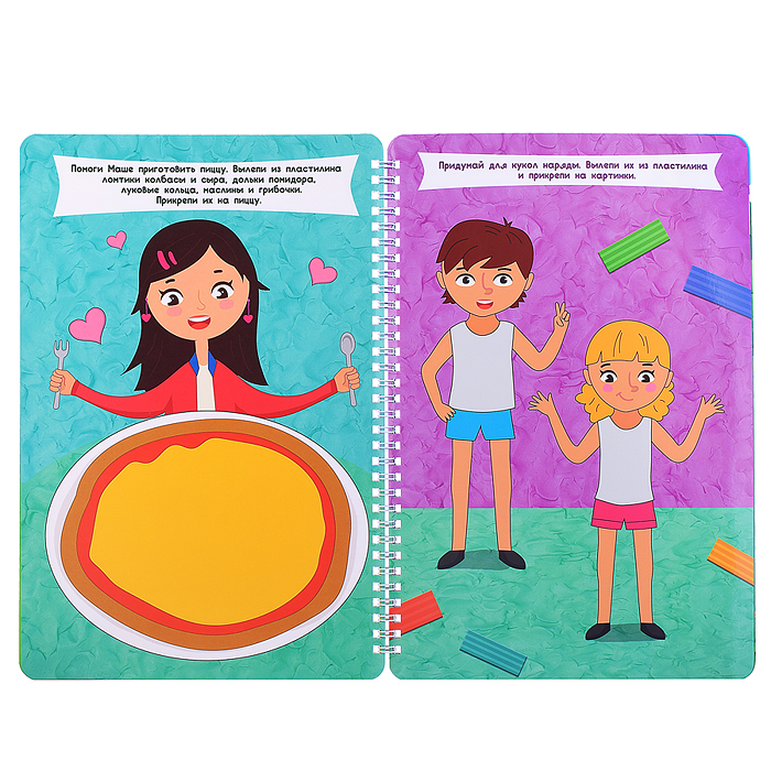 Книга Лепим из пластилина. Для девочек