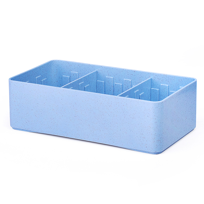 Контейнер-органайзер пластиковый "Marandi" 19,5x10x6 см, толщина 2,5 мм, волокна пшеничной Контейнер-органайзер пластиковый "Marandi" 19,5x10x6 см, толщина 2,5 мм, волокна пшеничной