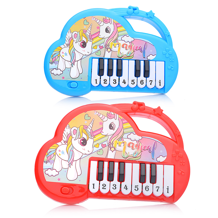 Пианино 168-30C Музыкальные единорожки" в пакете Пианино 168-30C Музыкальные единорожки" в пакете