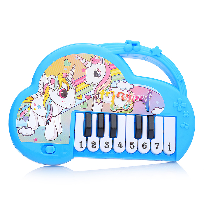 Фото к товару Пианино 168-30C Музыкальные единорожки" в пакете Пианино 168-30C Музыкальные единорожки" в пакете