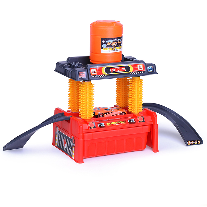 Фото к товару Автомойка 660-S101 "Пожарная" в коробке Автомойка 660-S101 "Пожарная" в коробке