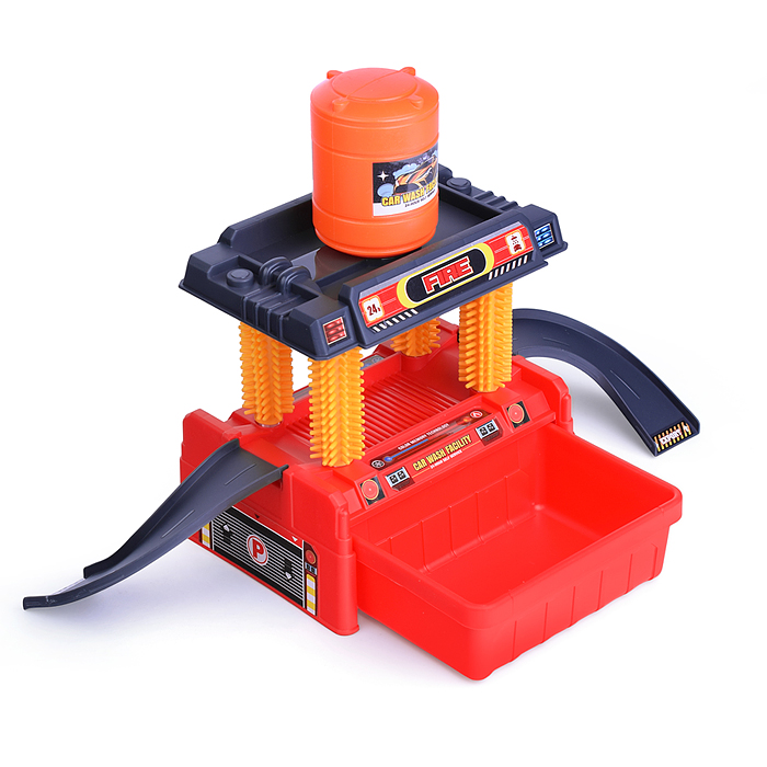 Фото к товару Автомойка 660-S101 "Пожарная" в коробке Автомойка 660-S101 "Пожарная" в коробке