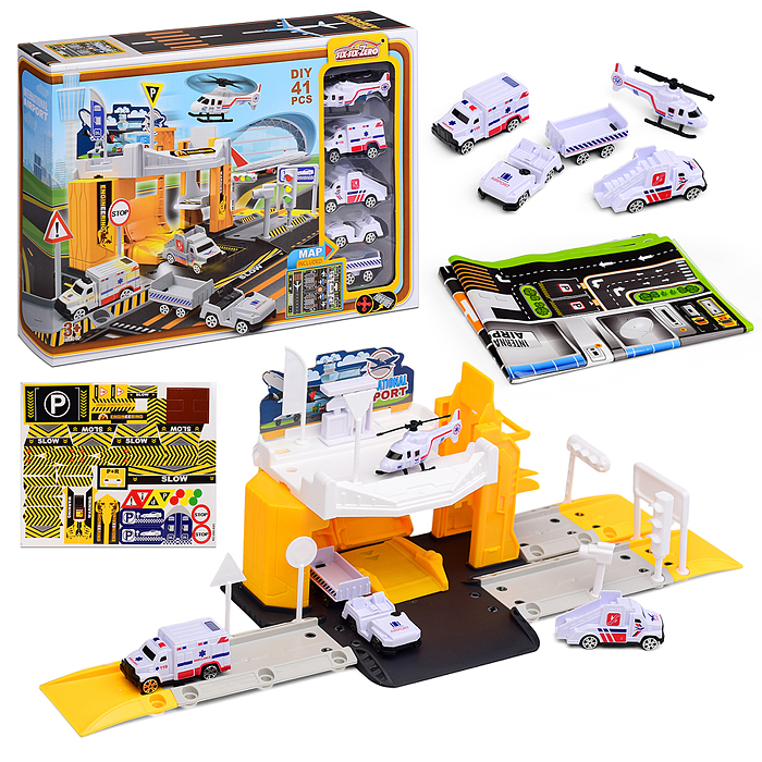 Парковка 660-S106 "Аэропорт" жёлтая, в коробке