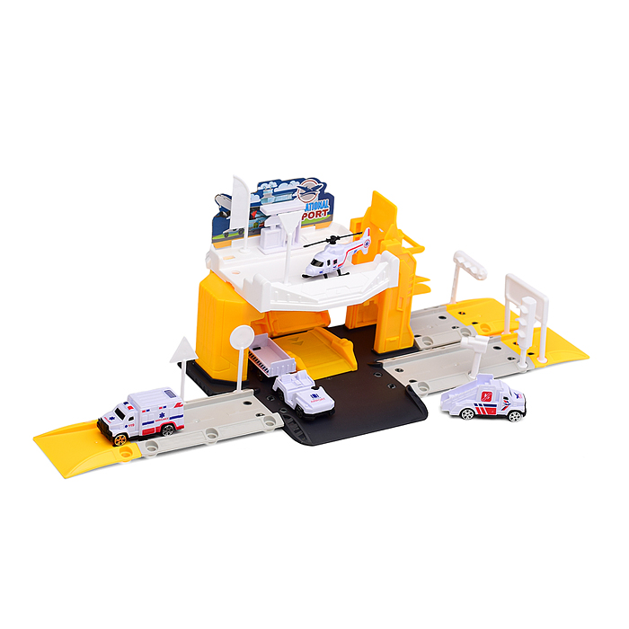 Фото к товару Парковка 660-S106 "Аэропорт" жёлтая, в коробке Парковка 660-S106 "Аэропорт" жёлтая, в коробке