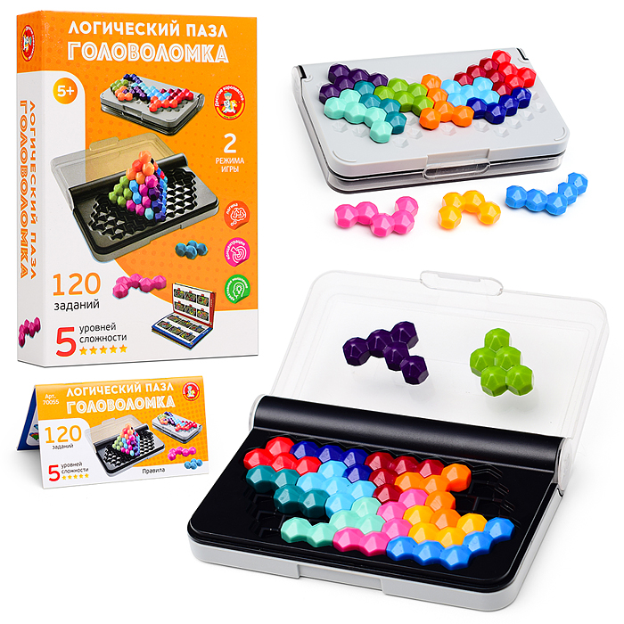 Игра головоломка "Логический пазл" 3D Учись играя