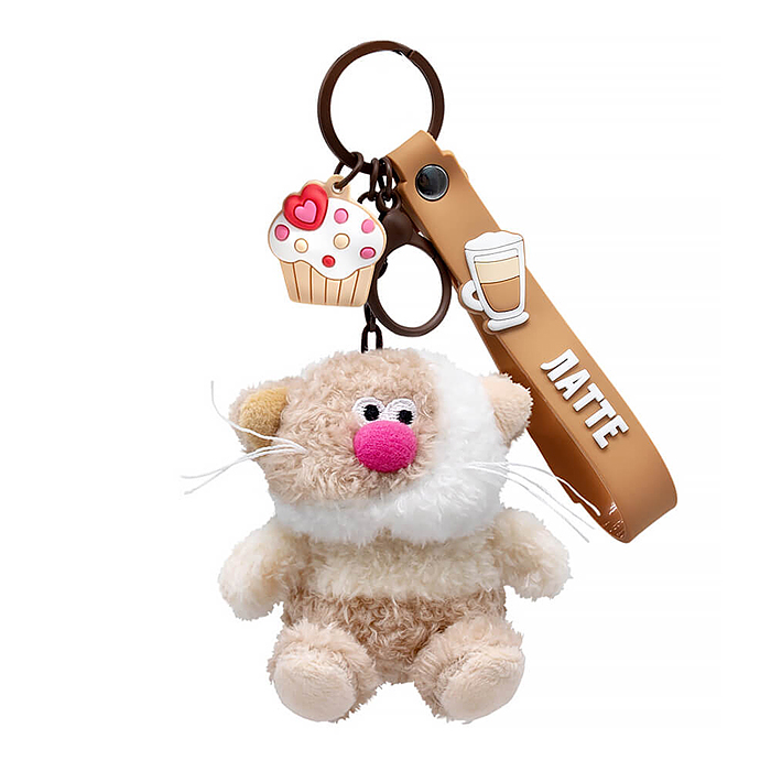 Брелок Латте с подвесом "Валентинка" Брелок Латте с подвесом "Валентинка"