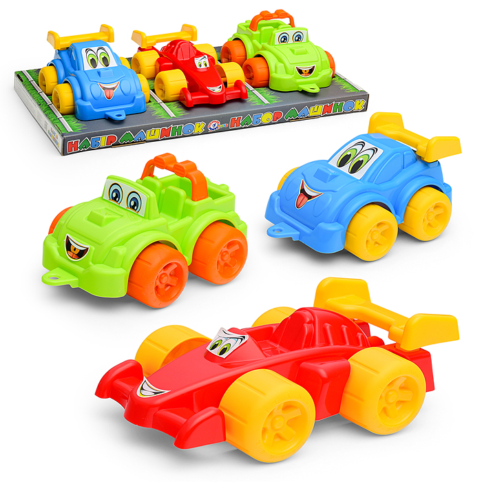 Набор из 3х машинок Максик