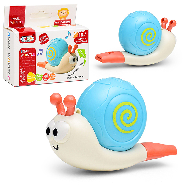 Улитка-свисток 368-49 в коробке Улитка-свисток 368-49 в коробке