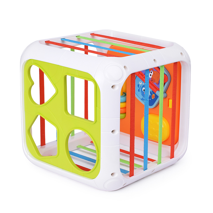 Фото к товару Развивающая игра HE0555 "Куб-Сортер" в коробке Развивающая игра HE0555 "Куб-Сортер" в коробке