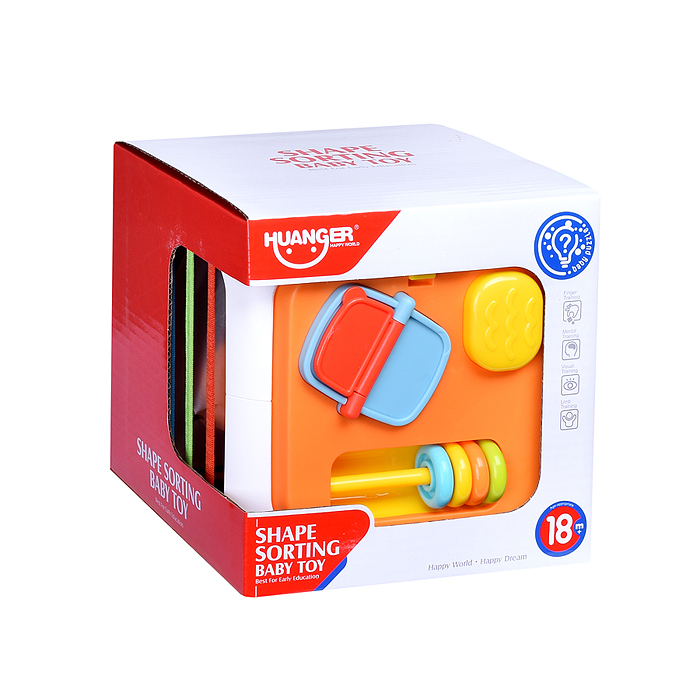 Фото к товару Развивающая игра HE0555 "Куб-Сортер" в коробке Развивающая игра HE0555 "Куб-Сортер" в коробке