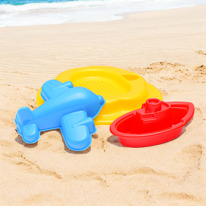 Фото к товару Набор Disney «Микки и Весёлые гонки» №12: ведро с наклейкой, ситечко "Солнышко", лопатка №5, грабель Набор Disney «Микки и Весёлые гонки» №12: ведро с наклейкой, ситечко "Солнышко", лопатка №5, грабель