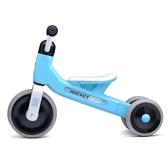 Фото к товару Беговел трехколесный Rocket 133-BL, колеса EVA, цвет синий Беговел трехколесный Rocket 133-BL, колеса EVA, цвет синий