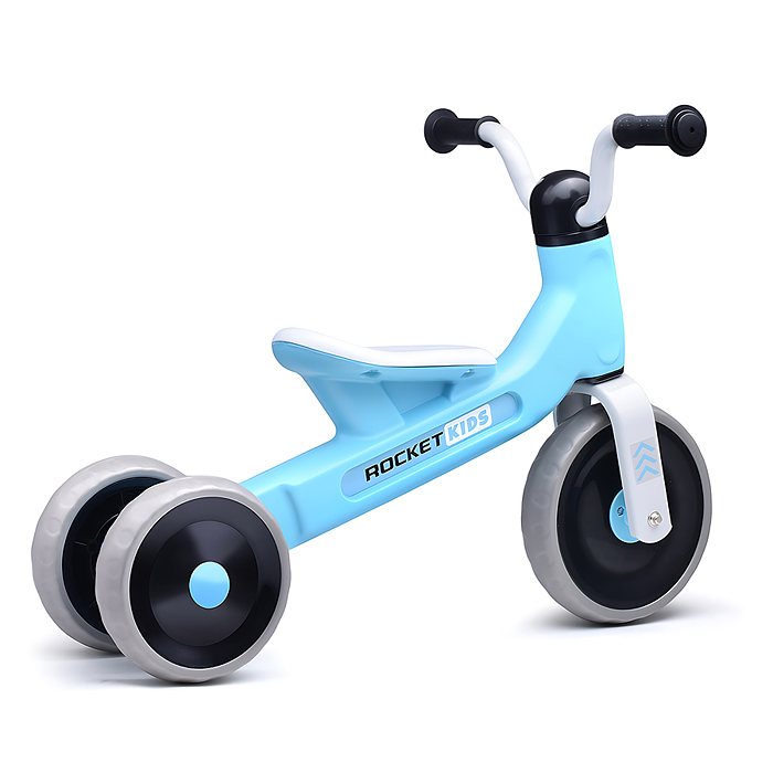 Фото к товару Беговел трехколесный Rocket 133-BL, колеса EVA, цвет синий Беговел трехколесный Rocket 133-BL, колеса EVA, цвет синий