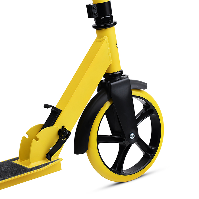 Фото к товару Самокат ROCKET, колеса PU 200 мм, ABEC 7, желтый Самокат ROCKET, колеса PU 200 мм, ABEC 7, желтый