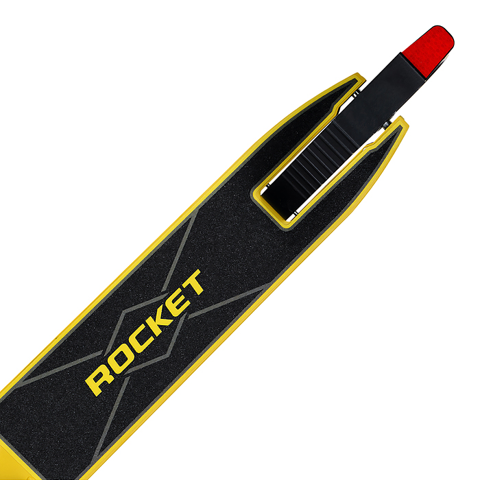 Фото к товару Самокат ROCKET, колеса PU 200 мм, ABEC 7, желтый Самокат ROCKET, колеса PU 200 мм, ABEC 7, желтый